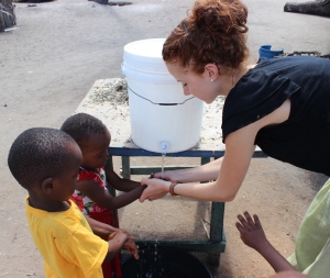 Washing and sanitation guidelines are taught and kept at the nursery